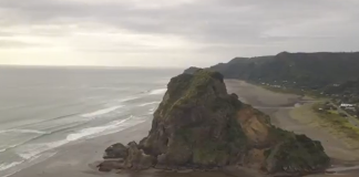 Reported drowning at Piha beach