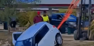 Car pulled from water at Popua Park