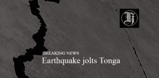Quake rattles Tonga