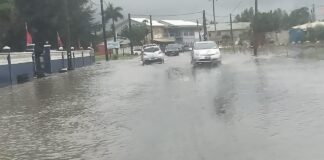 Heavy rain dumps on Tonga sparking concerns of potential flooding at the housing areas for Pacific leaders
