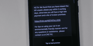 Fake NZTA toll fee text circulates Tauranga