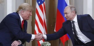 Trump says Putin meeting being set up to end ‘bloody mess’ of Ukraine war