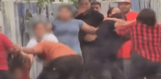 Tongan online community pokes fun at valentines after footage shows women violent street fight