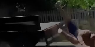 Woman falls from moving pick-up: Viral video sparks online debate