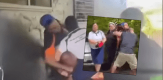 ‘Stop committing adultery with my wife’ – Viral video captures brutal restaurant brawl spilling into streets