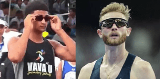Tongan runner’s sunglasses stunt follows in footsteps of Olympian Josh Kerr