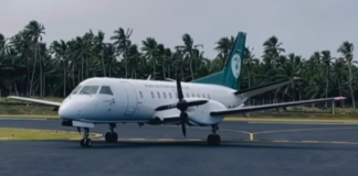 SAAB aircraft returns to Ha’apai landing on upgraded runway