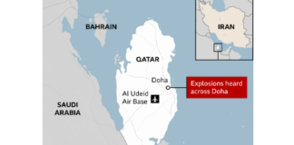 Defiant Iran strikes U.S. base in Qatar in retaliation for nuclear site bombings; Missiles intercepted, no casualties reported