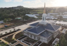 Influencer Siaki Lonitenisi echoes public excitement as Vava’u’s new Mormon temple nears completion