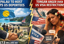 Palau agrees to host 75 US deportees as frustration grows among Tongans over visa restrictions