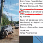 Tonga Power misdated
