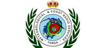 Strong wind warning for Tonga’s coastal waters