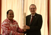 Tonga unveils locally designed baton for 2026 Commonwealth Games relay