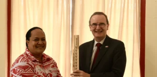 Tonga unveils locally designed baton for 2026 Commonwealth Games relay