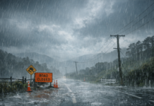 Heavy rain hits New Zealand’s north island as warnings intensify
