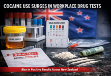 Cocaine detections surge in workplace drug tests across New Zealand