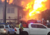 Huge fire erupts in central Nuku‘alofa, livestream videos show firefighters battling massive blaze