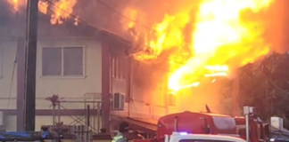 Huge fire erupts in central Nuku‘alofa, livestream videos show firefighters battling massive blaze