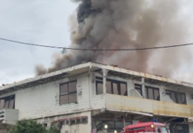 Huge plume of smoke rises over Nuku‘alofa, days after church office blaze