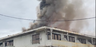 Huge plume of smoke rises over Nuku‘alofa, days after church office blaze