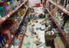 Photos show items toppled from pantry during Tonga quake