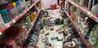 Photos show items toppled from pantry during Tonga quake