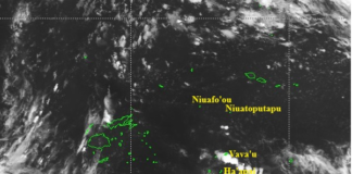 First weather advisory issued as TD10F forms near Tonga