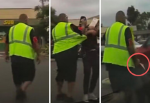 Social media users claim security guard is Tongan after viral confrontation in Australia