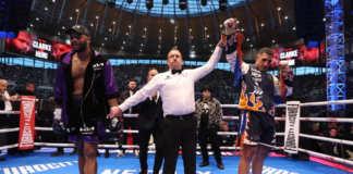 Huni outpoints Clarke in tense heavyweight showdown