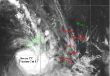 Category 3 Cyclone Vaianu triggers warnings across Tonga