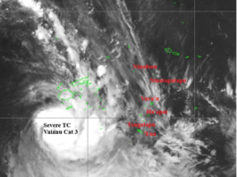 Category 3 Cyclone Vaianu triggers warnings across Tonga
