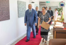 Samoa’s Head of State hosts luncheon for King Tupou VI during visit for USP graduation ceremony