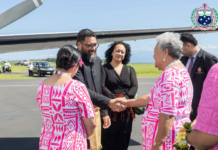 PM Fakafanua among dignitaries arriving for Samoa’s independence anniversary