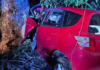 More road crashes in Tonga as car hits tree, overturns with occupant trapped inside