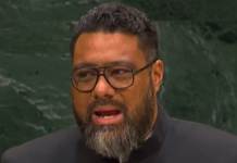 Fakafanua tells UN Pacific must not become staging ground for military escalation, major-power rivalry