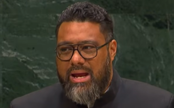 Fakafanua tells UN Pacific must not become staging ground for military escalation, major-power rivalry