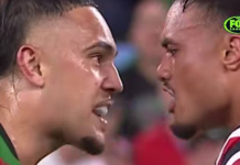 Tongan-heritage star Koloamatangi at centre of fiery clash as Leniu ignores referee six times