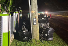 Vehicle crashes into power pole, forcing emergency outage across western Tongatapu