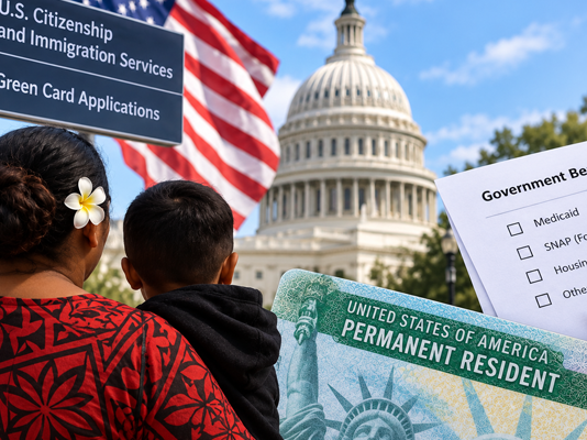 New US public benefits rule could make green cards harder for some Tongans